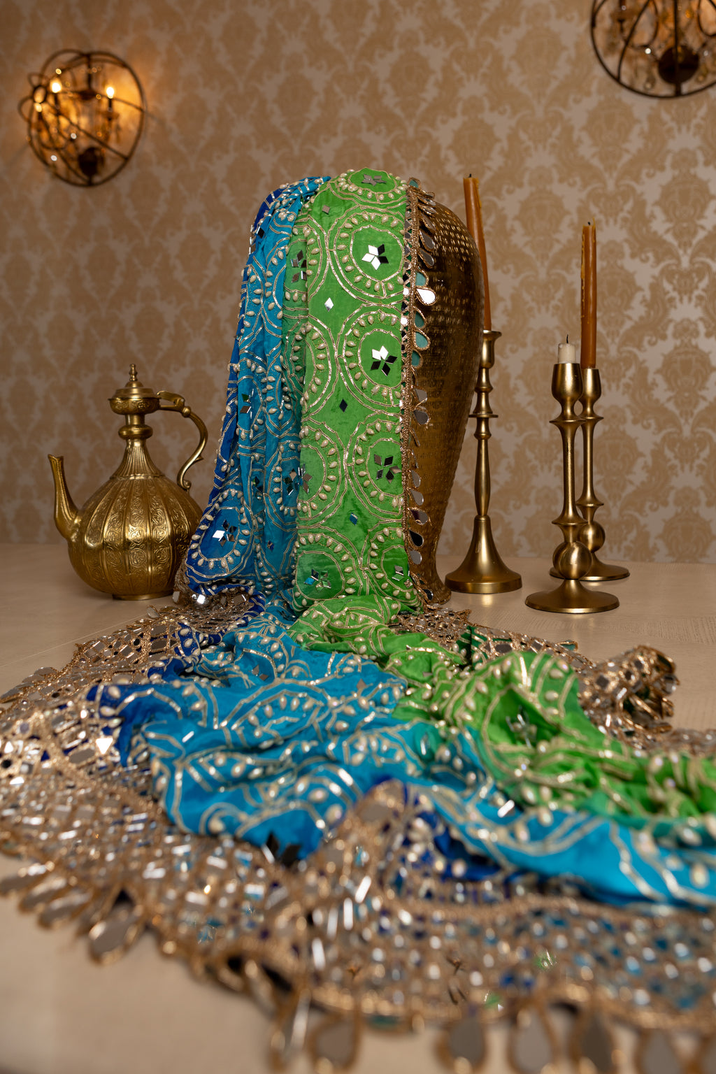 Pure Chinnon Mirror Work