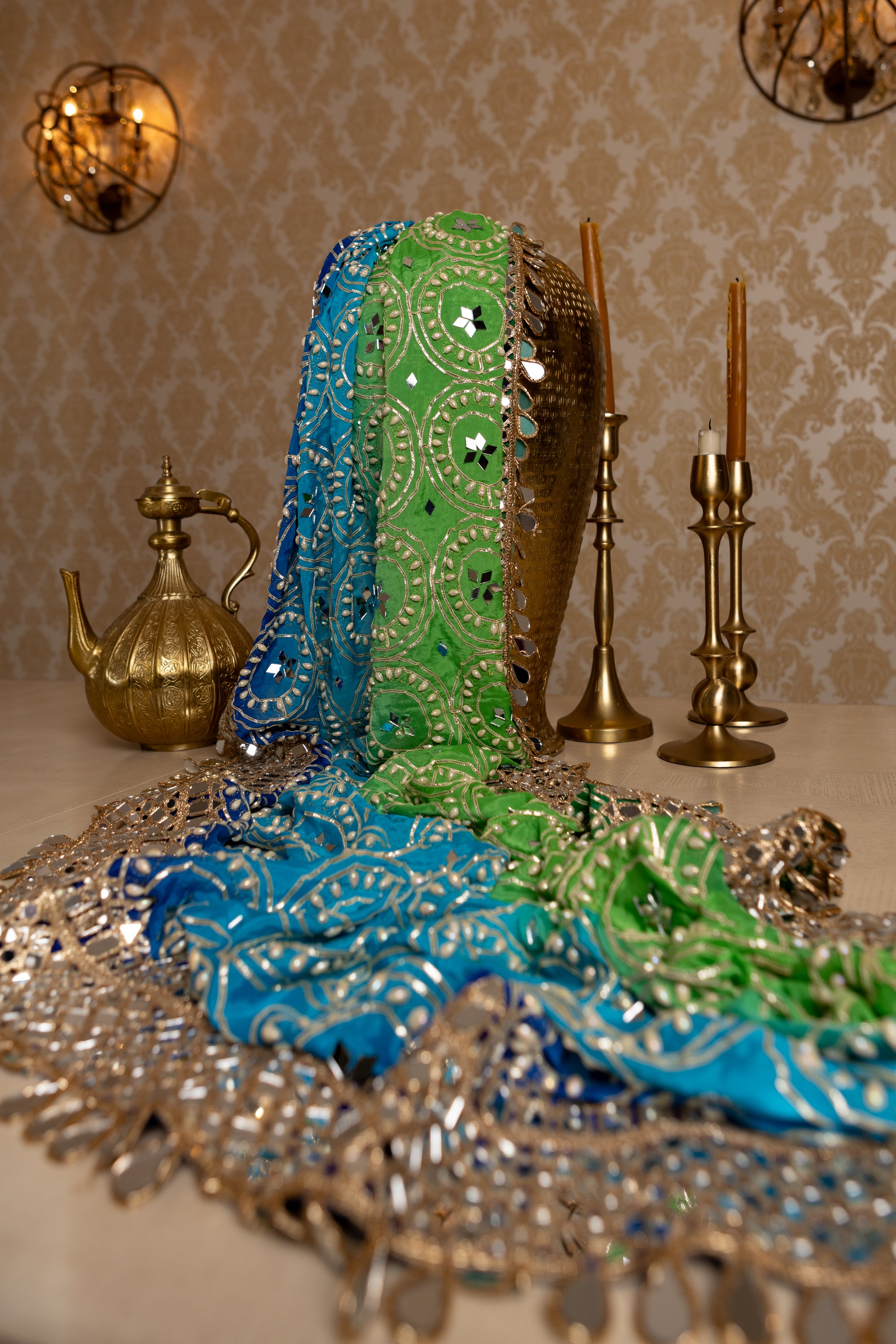 Pure Chinnon Mirror Work