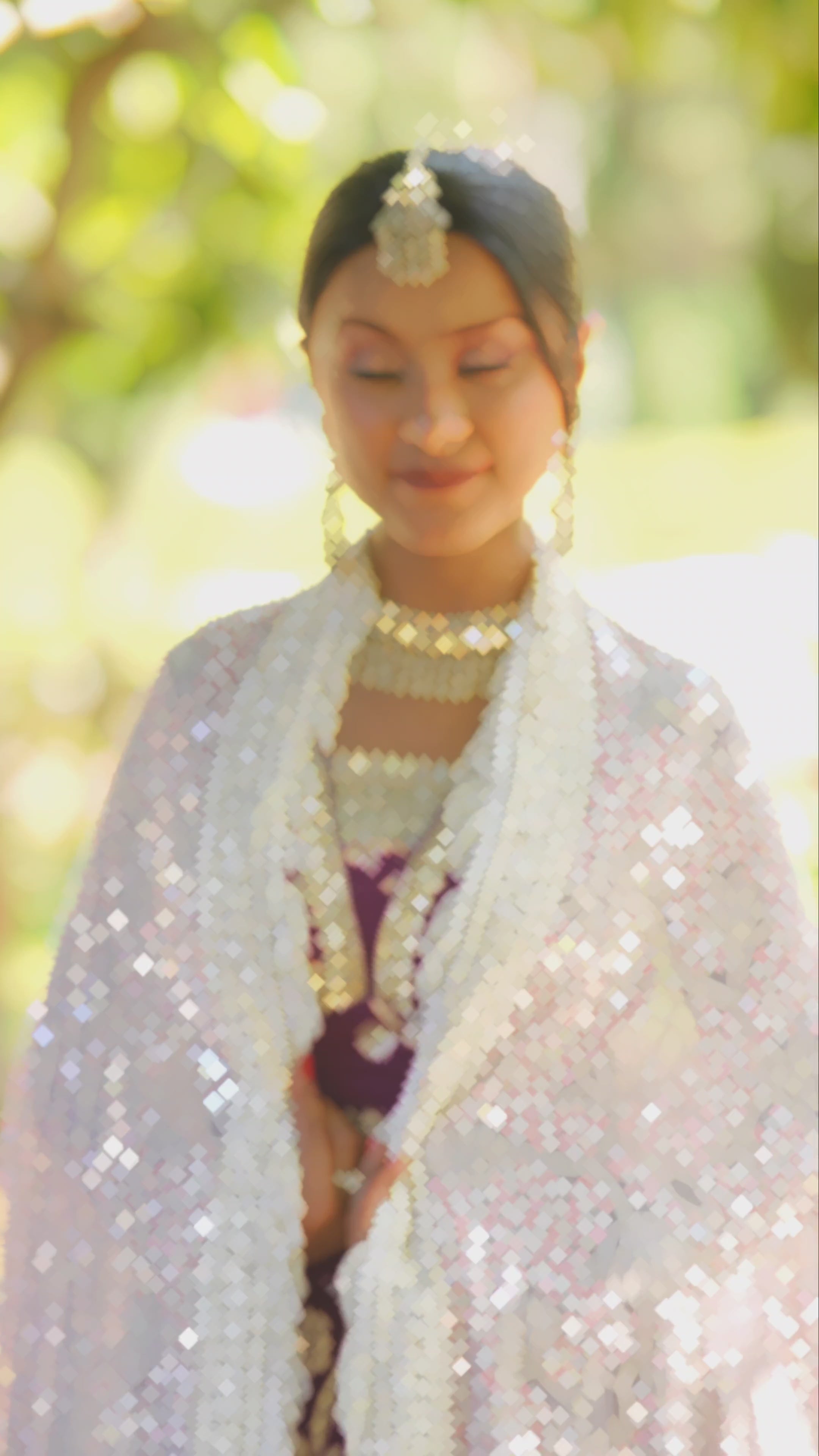 Pure Georgette with Sippy Pearl & Beadwork – A Touch of Elegance (Sold)